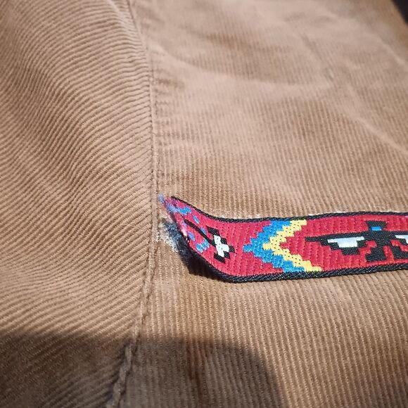 Vtg Disney Minnie N Me Indian Costume Dress Up-Size 10-Fringe-Pockets-Corduroy - Picture 5 of 12